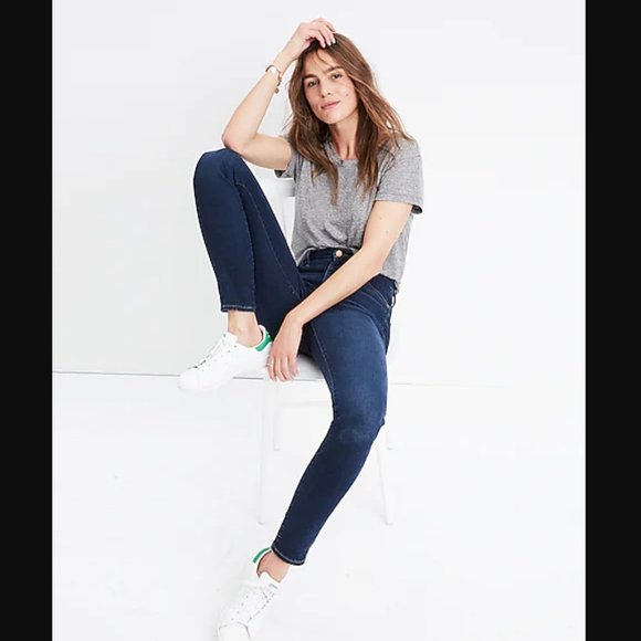 Madewell 10" High-Rise Skinny Jeans in Hayes Wash Size 25 - Picture 16 of 16